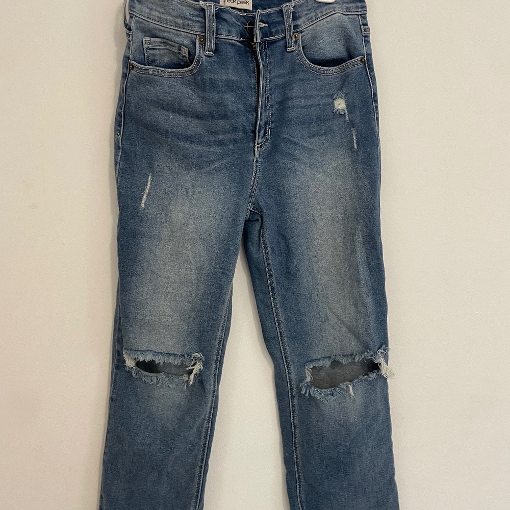 Francesca’s cropped flare jeans